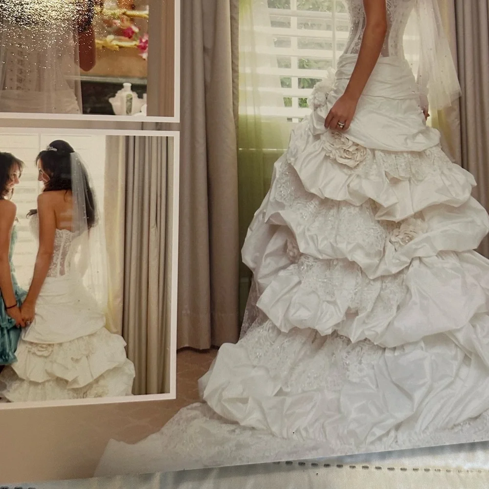 Pnina Tornai bridal gown corset and skirt wedding dress - Picture 14 of 16